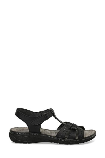 Polaris 158589 .Z 101986485   Black Women's Sandals