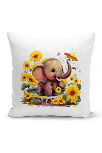 Bertille Home Двосторонній цифровий друкований чохол для дитячих подушок Kids Baby Series Двосторонній цифровий друкований чохол для дитячих подушок