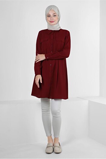 Alvina SHIRT COLLAR BUTTONED TUNIC 43855