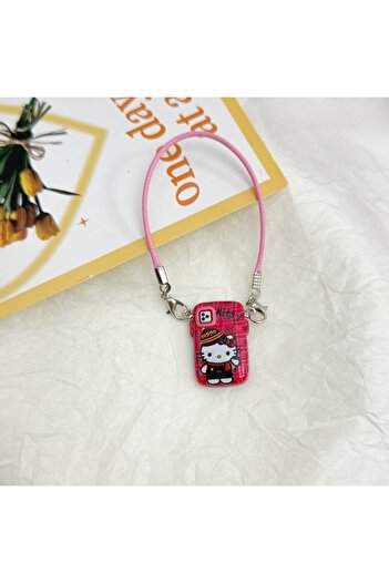 Miniso no doll Small cell phone For Labubu Clothes Trendy Hellokitty Strap skirt 17cm Doll Cross-dressing G