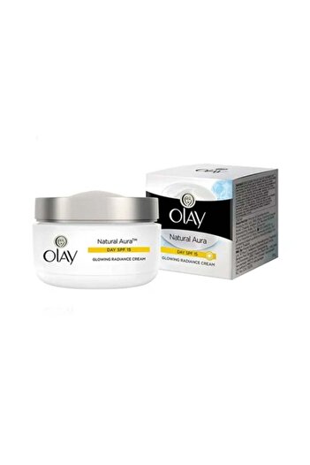 OLAY Natural Aura Glowing Radiance Day Cream, SPF 15 50grams