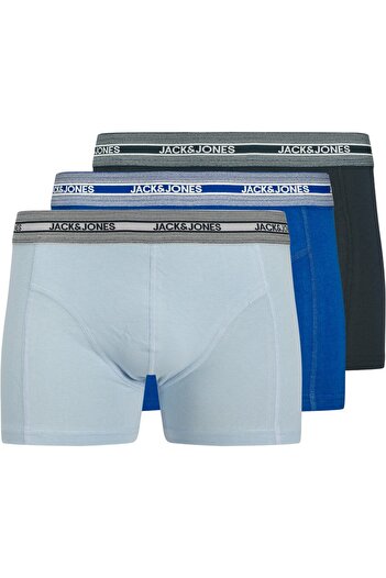 Jack & Jones JACK &JONES Cleo Solid Trunks 3P Jnr boxer shorts - 12280318-Chambray Blue
