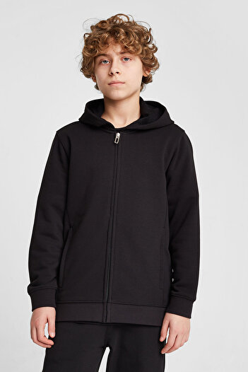 Lescon Children's Zippered Hooded Sweatshirt 25S-3263-25N