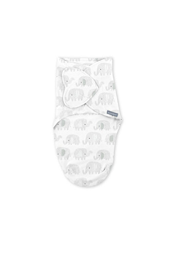 Ingenuity Swaddle Me Swaddle System 0-3 months, Monogram collection, Scribble Elephant