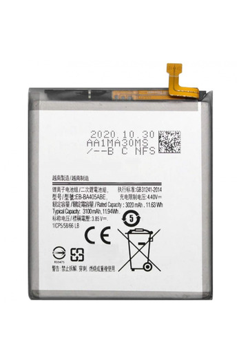 Mobile Tuning Battery for Samsung Galaxy A40 A405, EB-BA405ABE, 3100 mAh