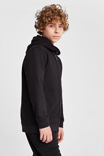 Lescon Children's Zippered Hooded Sweatshirt 25S-3263-25N
