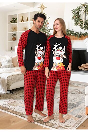 Welike Pijama dama motive Craciun Ren cu clop