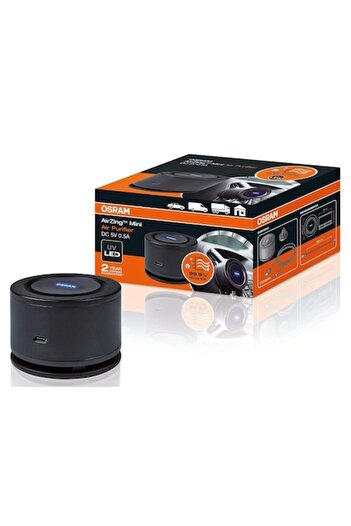 Osram Mini car air purifier, UV LED, USB-C, portable, magnetic mounting on the ventilation grille, car & c
