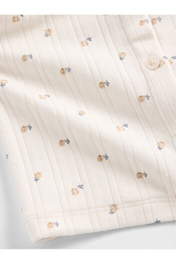 GAP Bebek Krem Pointelle Fitilli Outfit Set