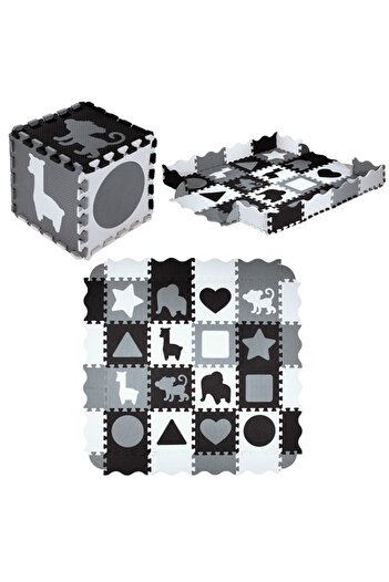 Other MD03 CHILDREN'S MAT PUZZLE PLAYPEN GRAY 36 PIECES 140x140CM NILS FUN