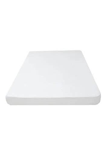 OEM Waterproof mattress cover, 200 x 200 cm, cotton + polyurethane, white