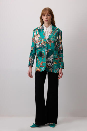 Touché Privé Patterned blazer jacket