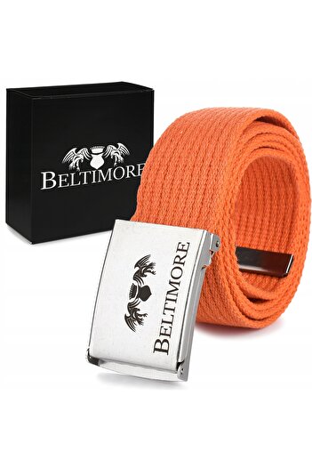 Other Men's long WEBBING BELT military adjustable orange Beltimore belt