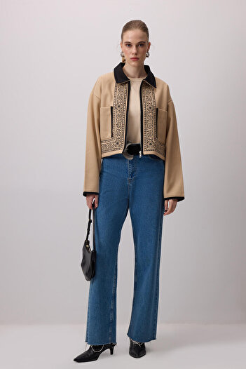 Touché Privé Embroidered Cashemere Jacket