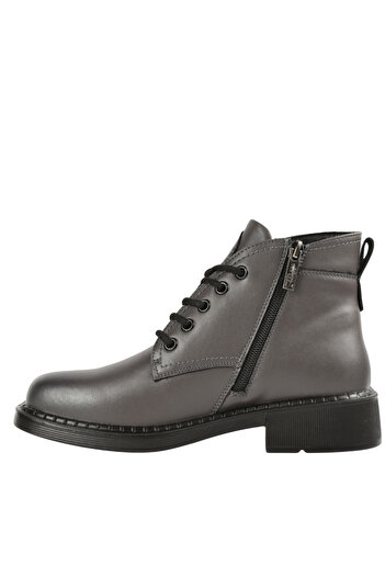 PASS Collection Casual boots, women, PASS COLLECTION, M550026B gray, leather 41