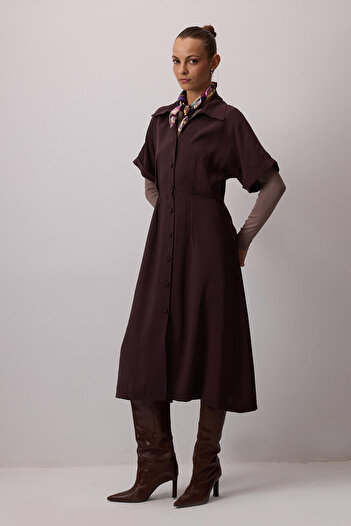 Touché Privé Short Sleeve Modal Shirt Dress