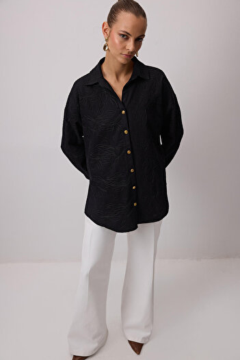 Touché Privé Embroidered Gabardine Shirt
