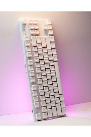 Fnatic STREAK80 LP White TKL Mechanical Low Profile Pro Gaming Keyboard