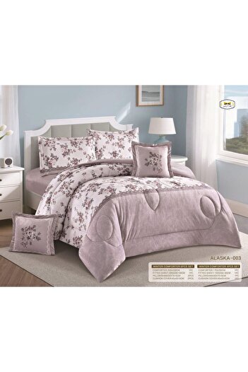 Moon Winter bedspread, Nafrouns, fixed filling, patterned, velvet, on soft fur, dimensions 170 x 220