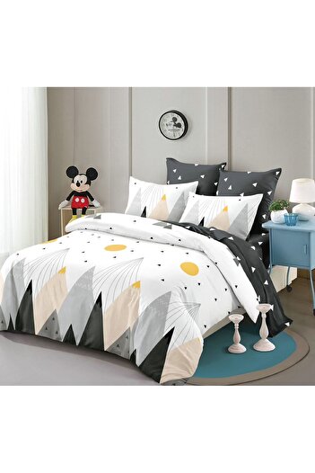 Happy Home FINET bed linen, double bed, without elastic, 6 pieces, 230x250cm