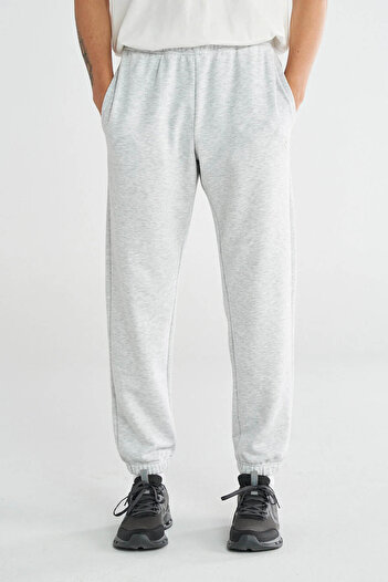 hummel T-Pulse Male Co Regular Gri Erkek Eşofman Altı 932357-9098