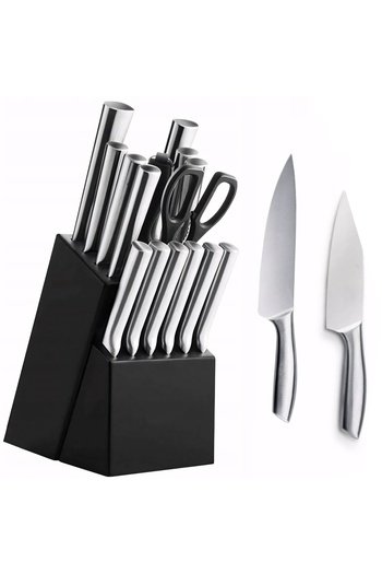 Other Professional 16-Piece Stainless Steel Knife Set in Block
