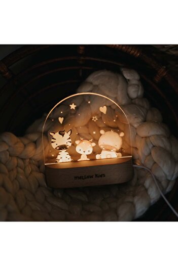 Mellow Kids LED Night Lamp for Kids - Happy Friends