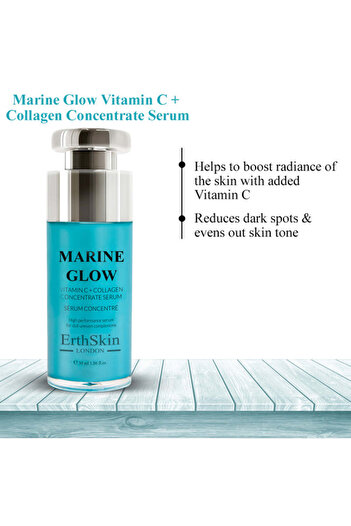 Erth Skin London Marine Glow Vitamin C + Collagen Concentrate Serum 30ml