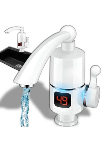 varioshop VarioShop® electric faucet, 3000W, with LED display, fast heating up to 58°C, modern design