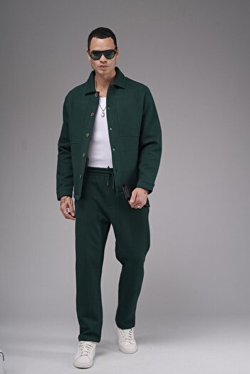 king brich Regular Fit Men's Top and Bottom Set