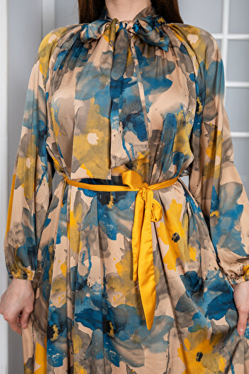 Ron Silk midi dress