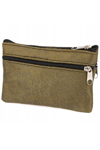 Other KEY CASE large three-compartment key case flat long spacious wallet