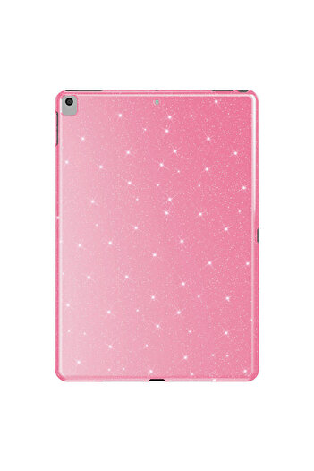 Aden حافظة كوتون لجهاز iPad 10.2 2021 (الجيل التاسع) ذات مظهر لامع متوافق مع الجهاز اللوحي - وردي