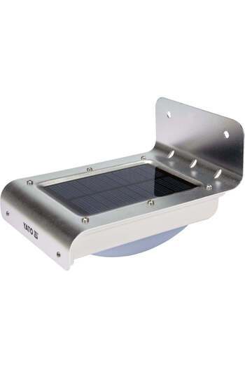 yato Solar LED wall lamp – 120 lm, IP 65, motion sensor