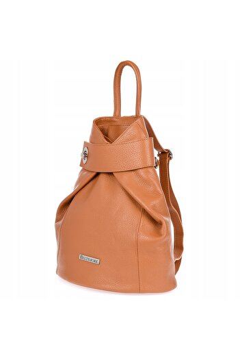 Other Women's leather backpack, elegant and fashionable for work