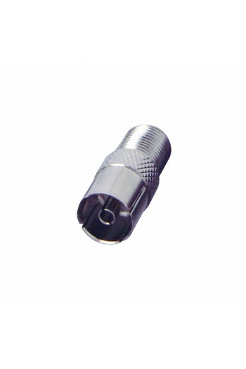 Somogyi Elektronic Adapter, coaxial socket - F plug, FF 19