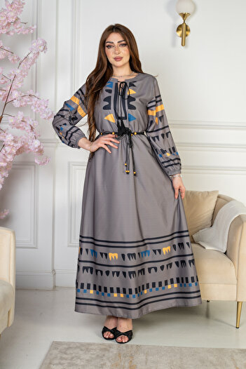 Ron Long printed jalabiya