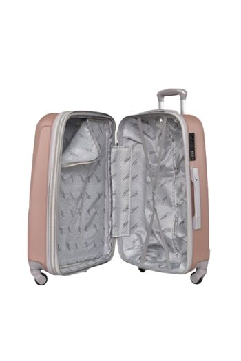 OEM Set Valize, Perfect line, ABS, 73 x 32 x 47 cm, Extender, 4 buc, Roz