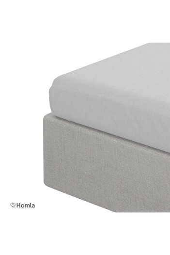 Other Fitted sheet | DANIELLE | satin gray | 180x200 cm | 916285