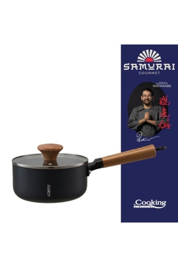 Heinner Professional saucepan with lid and handle, size 16 x 7.5 cm, capacity 1.4 l, non-stick coating, by C