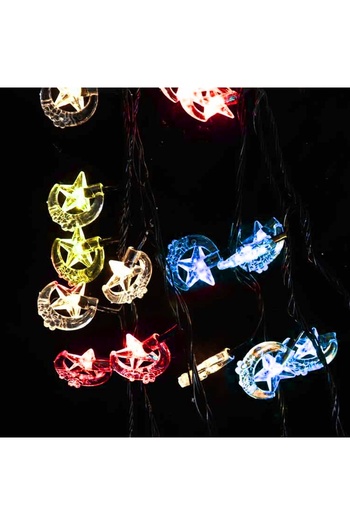 OEM Outdoor installation, 28 LEDs, 5 m, Crescent with star