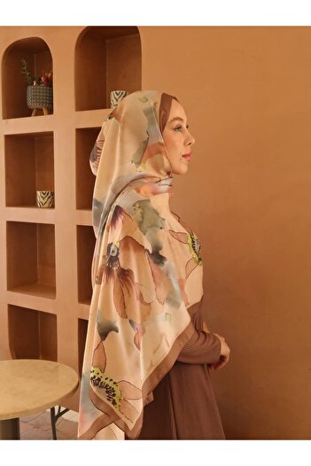 Modakaşmir Livora Pattern Cotton Shawl