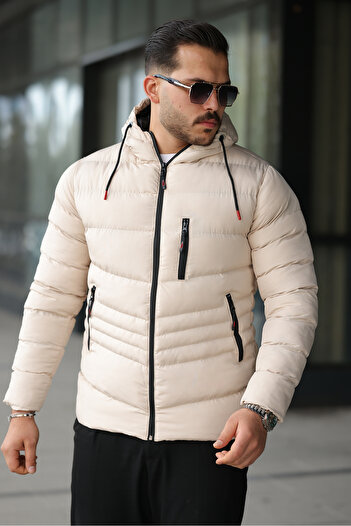 FASİON Men's Thick Water and Cold Proof Winter Puffer Jacket