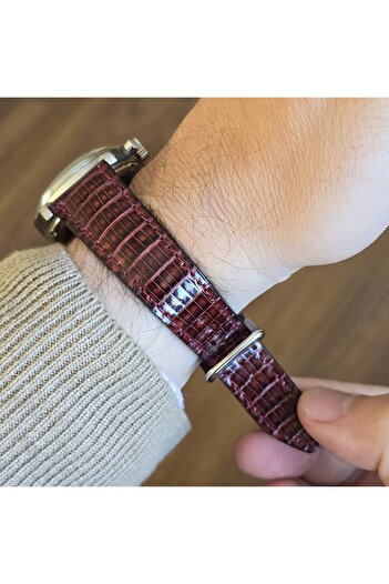 Onywatch 20mm Real Leather Iguana Watch Band 20mm Leather Watch Band 20mm Band 20mm Watch Strap
