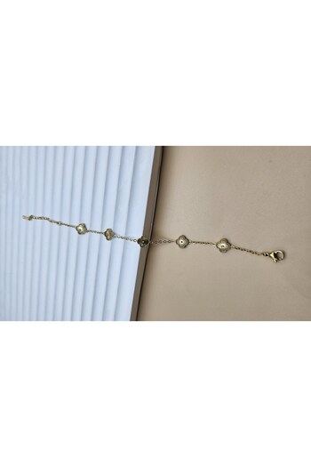 AURA Brand Model Steel Bracelet Gold 9mm