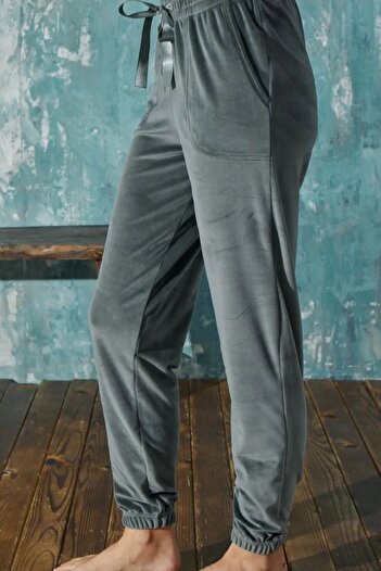 Mihra Women's Sweatpants Velvet Winter