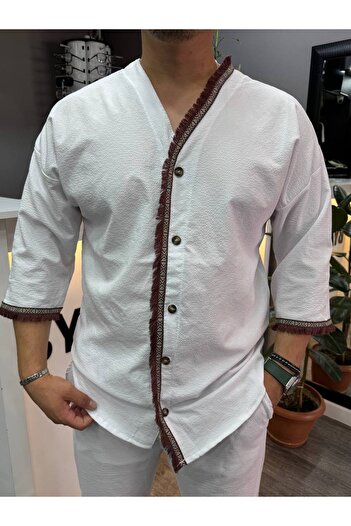 BYATA MENS STYLE Men's Embroidered Suit