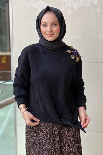Missemramiss Violette Fleur Angora Blouse