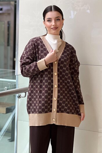 Ghisa Patterned Knitwear Cardigan