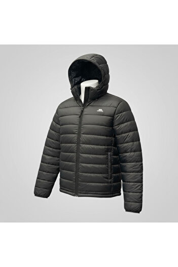 Trespass Men's Black Mikail - Male Casual Jacket Coat Majkcatr0050-Blk